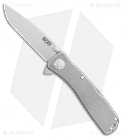 SOG Twitch II LT Assisted Opening Knife Stonewash (2.6" Satin) TWI-18 1 SOG Twitch II LT Assisted Opening Knife Stonewash (2.6" Satin) TWI-18