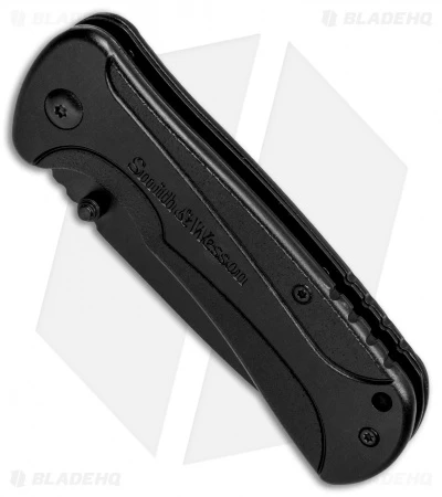 Smith & Wesson Drop Point Spring Assisted Knife (3" Black) 1084304 2 Smith & Wesson Drop Point Spring Assisted Knife (3" Black) 1084304 - Image 2