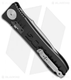 SOG Spec Elite II Automatic Knife (4" Satin) SE-61 -CRKT Sales Store Sog spec elite ii large SE 61 BHQ 8484 dl side