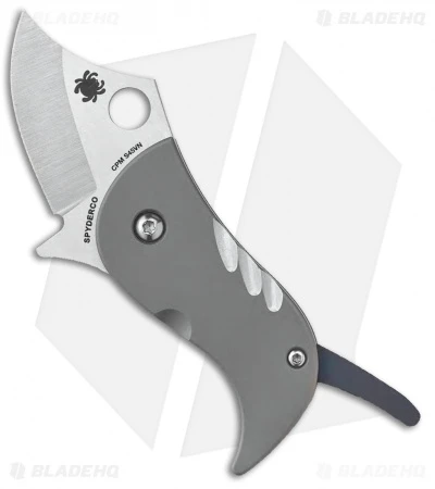 Spyderco Pochi Frame Lock Knife Titanium (1.56" Satin S45VN) 4 Spyderco Pochi Frame Lock Knife Titanium (1.56" Satin S45VN) - Image 4