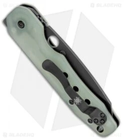 Spyderco M4 Smock Compression Lock Exclusive Knife Natural G-10 (3.5" Black) 6 Spyderco M4 Smock Compression Lock Exclusive Knife Natural G-10 (3.5" Black) -CRKT Sales Store Spyderco Smock Compression Lock Exclusive Knife Natural G 10 Black C240GM4PBK BHQ 126451 jr side