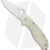 Spyderco Stretch 2 Sprint Run Lockback Knife Ivory FRN (3.4" Satin) C90FPIV2