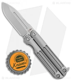 Terrain 365 Balisong Terravantium Butterfly Knife Titanium (2" Bead Blast) -CRKT Sales Store Terrain 365 Balisong Terravantium Ti BB BHQ 101862 jr bottlecap