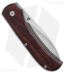 TuyaKnife MAS Martin Annegarn Streetlegal Slip Joint Knife Ironwood (3" Satin) -CRKT Sales Store Tuya Knife MAS Martin Annegarn Streetlegal Knife Satin D2 BHQ 125871 LS Side
