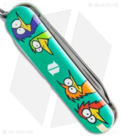 Victorinox Classic SD Swiss Army Knife Blade HQ/Frankie & Bird Exclusive Green 6 Victorinox Classic SD Swiss Army Knife Blade HQ/Frankie & Bird Exclusive Green -CRKT Sales Store Victorinox Classic SD Swiss Army Knife Blade HQ Frankie and Bird Exclusive Green BHQ 147743 jr side
