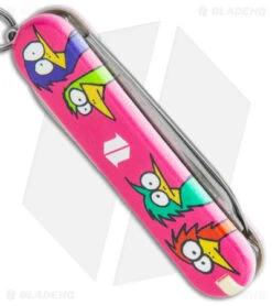 Victorinox Classic SD Swiss Army Knife Blade HQ/Frankie & Bird Exclusive - Pink -CRKT Sales Store Victorinox Classic SD Swiss Army Knife Blade HQ Frankie and Bird Exclusive Pink BHQ 147744 jr side