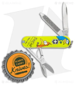 Victorinox Classic SD Swiss Army Knife Blade HQ/Frankie & Bird Exclusive Yellow 7 Victorinox Classic SD Swiss Army Knife Blade HQ/Frankie & Bird Exclusive Yellow -CRKT Sales Store Victorinox Classic SD Swiss Army Knife Blade HQ Frankie and Bird Exclusive Yellow BHQ 147745 jr bottlecap