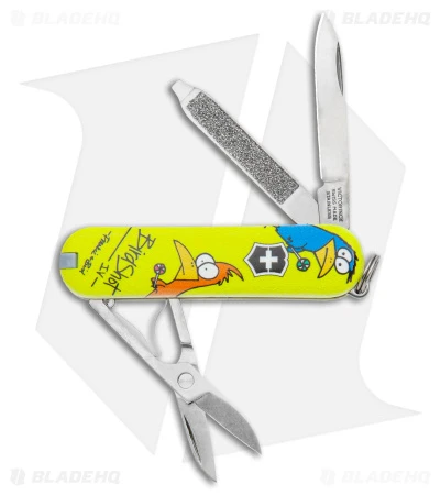 Victorinox Classic SD Swiss Army Knife Blade HQ/Frankie & Bird Exclusive Yellow 1 Victorinox Classic SD Swiss Army Knife Blade HQ/Frankie & Bird Exclusive Yellow