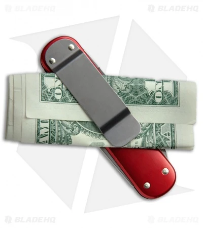 Victorinox Swiss Army Knife Money Clip Red Alox 53739 4 Victorinox Swiss Army Knife Money Clip Red Alox 53739 - Image 4