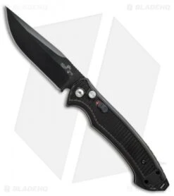 Bear OPS Bold Action VII Automatic Knife Black Zytel (3.375" Black)