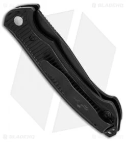 Bear OPS Bold Action VII Automatic Knife Black Zytel (3.375" Black) -CRKT Sales Store bear ops bold action IV black zytel black BHQ 51399 er side