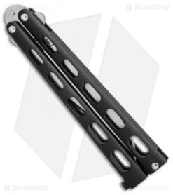 Bear & Son 2-Pack Butterfly Knife Special Black (114 + 114TR) -CRKT Sales Store bear son 2 pack butterfly special black 114 114TR BHQ 50066 er knife spine
