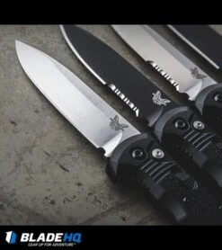 Benchmade 4400 Casbah Automatic Knife Black Grivory (3.4" Satin) -CRKT Sales Store benchmade casbah variety sw black plain serr dl