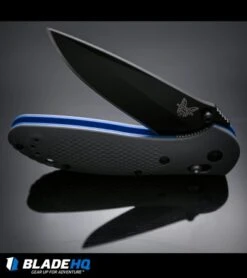 Benchmade Griptilian AXIS Lock Knife Gray/Blue G-10 (3.45" Black) 551BK-1 -CRKT Sales Store benchmade griptilian grey blue black 551bk 1 BHQ 33709 dl 2