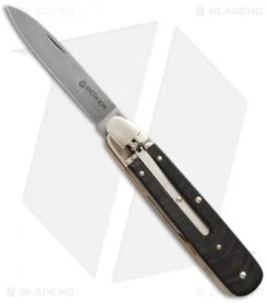 CRKT Sales Store 28 Boker Leverlock 714 Automatic Knife Black G-10 (3.3" Satin) 110714