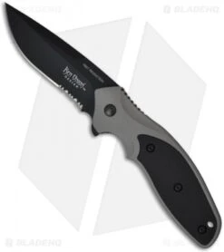 CRKT Sales Store 17 CRKT Ken Onion Shenanigan Liner Lock Knife (3.25" Black Serr) K470KKS