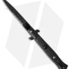 Frank B 9" Tactical Midnight Italian Stiletto Automatic Black (4" Black Serr)