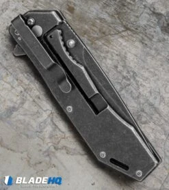 Kershaw 1304BW Assisted Opening Frame Lock Knife (3.25 Black SW) -CRKT Sales Store kershaw 1304BW black sw KS1304BW BHQ 37638 er side