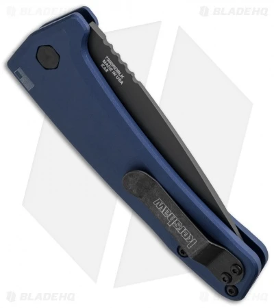 Kershaw Launch 3 Automatic Knife Blue Aluminum (3.4" Black) 3 Kershaw Launch 3 Automatic Knife Blue Aluminum (3.4" Black) - Image 3