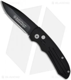 Smith & Wesson Extreme Ops Drop Point Automatic Knife (3.25" Black) SW50B