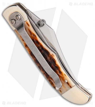 Case Kickstart Mid-Folding Hunter Assisted Knife Jigged Amber Bone (61265AC SS) 2 Case Kickstart Mid-Folding Hunter Assisted Knife Jigged Amber Bone (61265AC SS) - Image 2