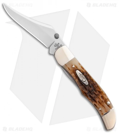 Case Kickstart Mid-Folding Hunter Assisted Knife Jigged Amber Bone (61265AC SS) 1 Case Kickstart Mid-Folding Hunter Assisted Knife Jigged Amber Bone (61265AC SS)